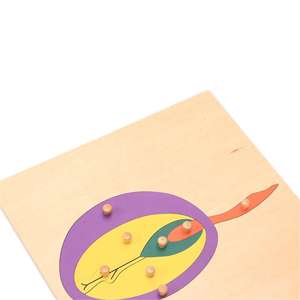 Montessori Seed <span class=keywords><strong>Puzzle</strong></span> blocchi di legno giocattoli educativi per avventure <span class=keywords><strong>Puzzle</strong></span> per bambini - Product Image 4
