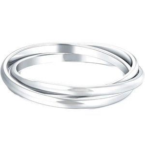Elegante Anello Minimalista Avvolgente con Design Geometrico, Gioiello da Donna alla Moda per Uso Quotidiano, Regalo Chic - Product Image 5
