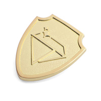 Broche personnalisée en alliage de zinc avec impression UV et placage par peinture pour souvenirs sportifs, logo personnalisé, vente en gros