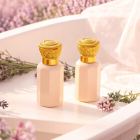 Flacons de parfum et d'huiles essentielles en verre écologiques de luxe de 12 ml avec impression sur écran, options de couleur personnalisées et emballage en boîte