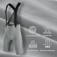 Cuissardes de cyclisme personnalisées anti-bactériennes, anti-UV, avec rembourrage haute densité, évacuation de l'humidité, respirantes et à compression professionnelle