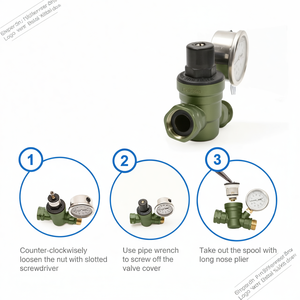 Vanne de régulation de pression d'eau réglable haute pression en laiton sans plomb COVNA DN20 3/4 pouce - Product Image 6