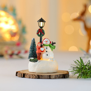 Nuevos Adornos de Resina con Forma de Árbol de <span class=keywords><strong>Navidad</strong></span> Luminoso, Decoración de Farola, Estilo Clásico Musical, para Interiores y Exteriores - Product Image 5