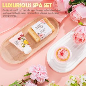 KAMI 9 pièces Cadeaux Fête des Mères Rose Regalo Para Mujer Bougies Parfumées à la Rose Uniques 100% Soja Naturelle Faites à la Main Pour Elle Maman Sœur Épouse - Product Image 4