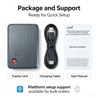 Traceur GPS magnétique intelligent 2G pour flotte d'entreprise WE1000 avec alarme SOS, surveillance vocale, géolocalisation et alerte de survitesse