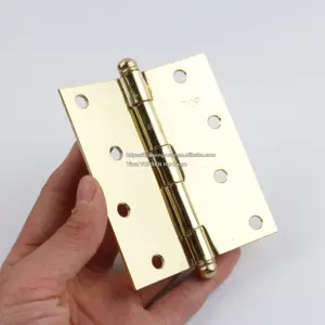 made in China fast deliver door hinge stock 4 inch BP square butt ball tips iron hinge stock