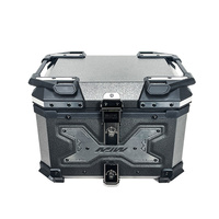 28L 45L 55L Boîte à bagages universelle en aluminium pour moto scooter à dégagement rapide