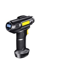 Bomba de compresor de aire de neumáticos con pantalla digital inteligente de mano de 120W, bomba de inflado de neumáticos de coche portátil inalámbrica para bicicleta