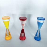 Cadeaux & Artisanat Cadre rond en plastique Peinture de sable liquide en mouvement