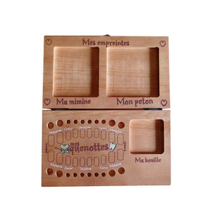 Wooden Kids Deciduous <strong>Tooth</strong> Box Keepsake Organizer Container Baby Milk <strong>Teeth</strong> Box for Baby <strong>Teeth</strong> and Lanugo <strong>Tooth</strong> <strong>Fairy</strong> Tray <strong>Bags</strong> - Product Image 1