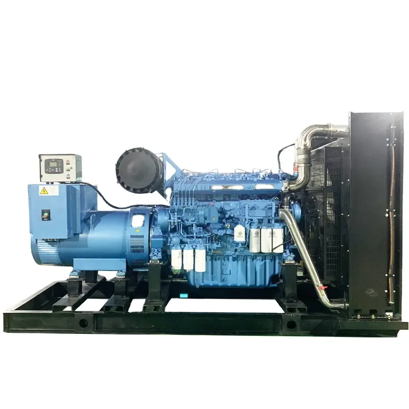 Factory direct supply 500kw 600kva Water Cooled Industrial Generator powered by Weichai Baudouin Engine