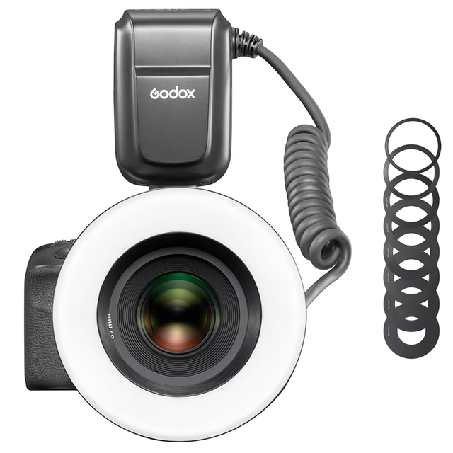 Godox Mf-r76 Macro Ring Flash 5000k Ring Led Light Speedlite Flash Light for Other Dslr Cameras 5d 6d 7d 60d 70d 80d