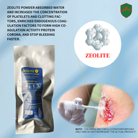 Gaze hémostatique efficace à base de kaolin pour hémostase rapide, idéale pour les premiers secours en cas de traumatisme, la chirurgie, les activités de plein air et les marathons domestiques.