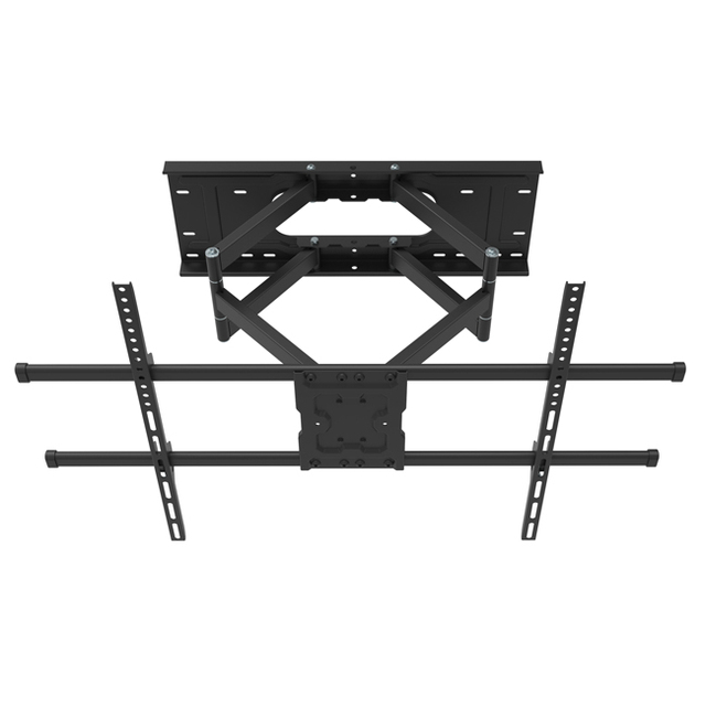 Full Motion TV Wall Mount Bracket Fits for Most 42-100 Inch TVs,Dual Articulating Arms Swivels Tilts Max VESA 900x600mm E27XXLD