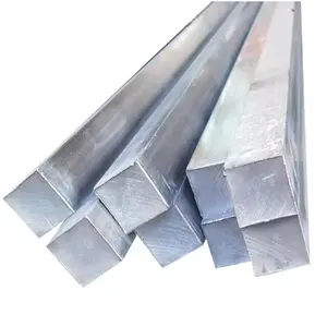 قضيب فولاذي مربع مفرغ مطاطي حارة من مورد مؤهل 50CrV4 50CrVa قضيب فولاذي كربوني