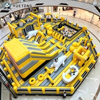 Château gonflable commercial, trampoline, piscine à balles, toboggan, équipement de terrain de jeux pour enfants, parc d'attractions