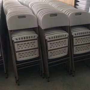 Sillas Plegables de Plástico Blancas Portátiles para Exterior al por Mayor para Eventos, Fiestas y Jardín - Product Image 1