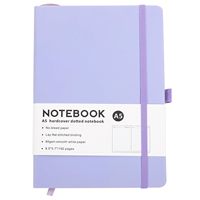 Großhandel A5 Business Lila PU-Leder Fadenheftung Hardcover Umweltfreundlich Individuelles Logo Offsetdruck Export Kartonbox
