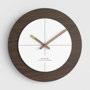 Reloj de Pared Redondo Decorativo de Madera Silencioso Sin Tictac EMITDOOG, Reloj de Pared de Cuarzo de Calidad que Funciona con Pilas, Estilo Vintage Rústico Campestre - Product Image 3