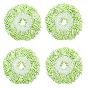 Cabezal de fregona de microfibra DS2019 con acero para fregona giratoria, almohadillas de algodón giratorias, paño de repuesto para limpiar el suelo y escurrir, para lavar. - Product Image 2