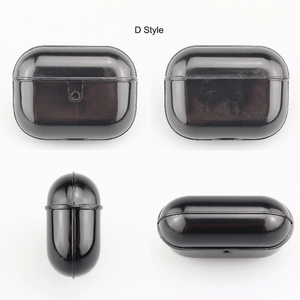 Guscio di plastica dura Raw nero scanalato per <span class=keywords><strong>Airpods</strong></span> Pro Groove <span class=keywords><strong>Cover</strong></span> Hard PC per <span class=keywords><strong>Airpods</strong></span> 4 1 2 3 Pro Pro2 custodia vuota - Product Image 6