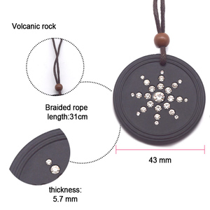 Collana di Gioielli alla Moda con Design Diverso, Ciondolo Quantico a Ioni Negativi in Cristallo Giapponese, Ciondolo a Energia Scalaare a Ioni Negativi - Product Image 3