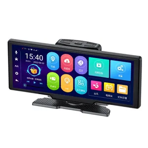 10.26 inch màn hình cảm ứng K700 Android 10 Auto 4 gam Carplay GPS NAVI xe hộp đen với ống kính kép gương chiếu hậu xe Dash Cam