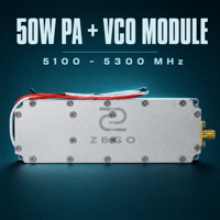 5G 5100-5300MHz 50W VCO Generator Module Compact Low Distortion PA Module for Repeater Relay Station -30-65℃ Storage Temperature