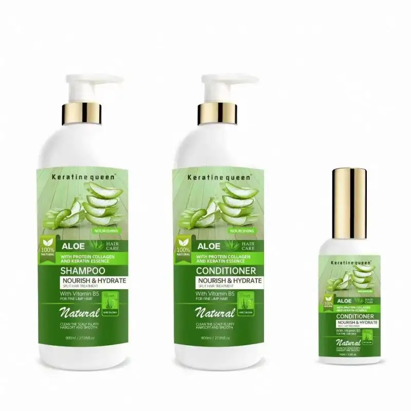 Private label shampoo naturale per capelli e balsamo senza Silicone rinfrescante lisciante capelli shampoo naturale per afro-americano