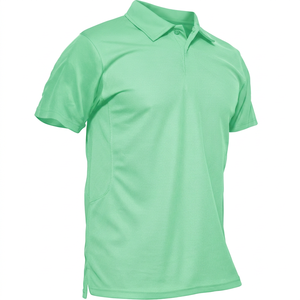 เสื้อโปโลชายคอปกแบบเรียบ ทรงกระชับ สำหรับเล่นกอล์ฟ  ผ้าเนื้อแน่น  ขอบไม่พันกัน  ประสิทธิภาพสูง  เสื้อกีฬาแบบมีปก - Product Image 1