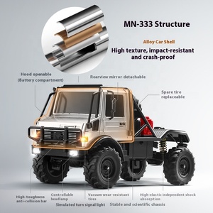 2025 Mới 1/18 Mn333 RC Xe 4X4 Unimog Điện 2.4G Off-Road Đá Crawler Cho Trẻ Em Người Lớn Kim Loại Cross-Biên Giới RC Mô Hình Xe Tải Đồ Chơi - Product Image 5
