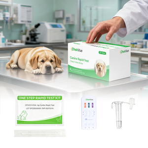 Fournitures vétérinaires pour chiens : Kit de test rapide combiné antigénique Parvo Corona CCV/CPV - Product Image 4