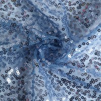 Nappe Ronde Géométrique en Maille à Petites Paillettes de 3mm pour Décoration de Mariage, Brillante, Anti-Poussière, Style Américain, pour Hôtels et Banquets