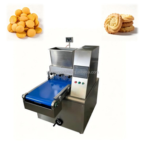 Automatic <b>Cookie</b> Making Machine PLC Control 200kg/h High Capacity Biscuit <b>Cutting</b> Forming Machine Stainless Steel Biscuit Maker - Product Image 1