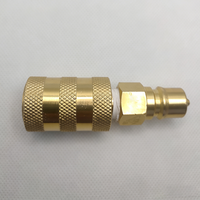 Raccord rapide manuel en cuivre 3/8-7/16" DE, auto-étanche et anti-fuite, pour climatiseur, garantie 1 an pour mini-split et pompe à chaleur