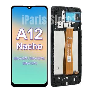 Nueva Pantalla de repuesto IPARTS para <span class=keywords><strong>Samsung</strong></span> <span class=keywords><strong>Galaxy</strong></span> <span class=keywords><strong>A12</strong></span> <span class=keywords><strong>Nacho</strong></span>, pantalla táctil LCD con montaje de marco de 2/2 ", pantalla táctil LCD de 2/2" - Product Image 1