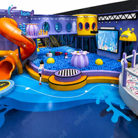 Équipement de parc de trampolines intérieur avec structure de jeux souples