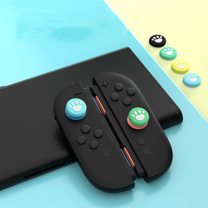 3D Rocker Joystick Grips para <span class=keywords><strong>Nintendo</strong></span> <span class=keywords><strong>Switch</strong></span> 2 Diseños de moda Cute <span class=keywords><strong>Joy</strong></span> Controls Caps Hecho de tapa de silicona - Product Image 1