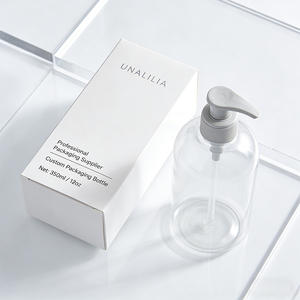 Botella de Plástico PET Transparente de 350 ml (12 oz) con Bomba Dosificadora para Champú, Acondicionador para el Cabello, Jabón Corporal, Envases al por Mayor - Product Image 3