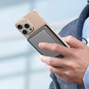 Oem qi2 10000mAh 38.5Wh Hợp kim Nhôm xách tay LCD hiển thị nhanh chóng sạc từ ngân hàng điện không dây - Product Image 6