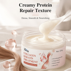 Tratamiento de Colágeno y Queratina Herbal Natural Orgánico OEM para Reparación Profunda del Cabello Dañado y Encrespado, Cuidado Nutritivo e Hidratante de Salón - Product Image 5