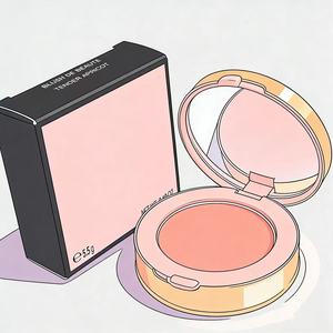 Personalized Customized Women's Facial <b>Blush</b> Long-Lasting Mineral Vegan Waterproof High-Pigment <b>Matte</b> Pressed <b>Blush</b> Palette - Product Image 5