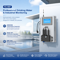 Capteur de qualité de l'eau multi-paramètres industriel en ligne Modbus RS485 pour la turbidité, le chlore résiduel, le pH et la température pour les stations d'épuration