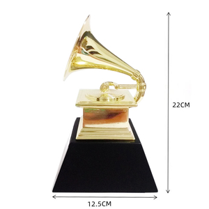 Trofeos Grammy Personalizados 2025, <span class=keywords><strong>Premios</strong></span> de Cristal y Metal con Grabado Musical, Técnica de Impresión y Recubrimiento para Graduación - Product Image 5