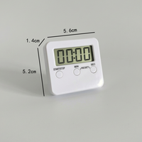 Timer Dapur Digital Elektronik Pintar dengan Logo Kustom, LCD, Magnetik, Pengingat Waktu, Stopwatch, Penghitung Mundur untuk Memasak di Rumah