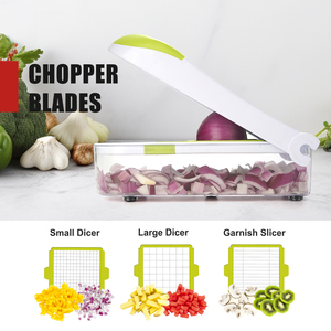 Coupe-légumes <span class=keywords><strong>multifonction</strong></span> blanc portable professionnel à 1 lame nouvelle râpe à oignons <span class=keywords><strong>mandoline</strong></span> en plastique PS manuelle tout-en-un - Product Image 3
