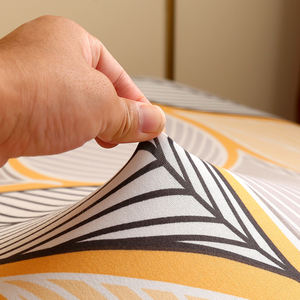 <span class=keywords><strong>Housse</strong></span> de canapé en tissu Spandex élastique moderne, jupe de <span class=keywords><strong>protection</strong></span> imprimée à motifs géométriques lavables pour bureau en plein air - Product Image 4