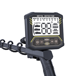Détecteur de métaux professionnel avec bobine de recherche de 30 cm, corps en plastique noir, pour adultes, utilisation en extérieur - Product Image 5