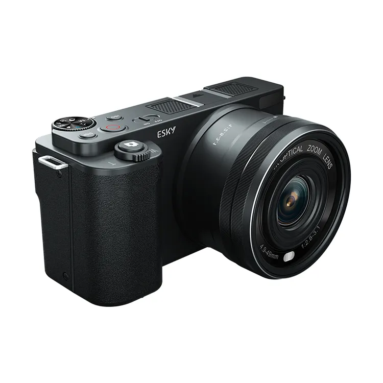 Câmera de vídeo com foco automático anti-vibração 4K, câmera digital com zoom óptico 10x, câmera fotográfica wi-fi, fornecimento de fábrica