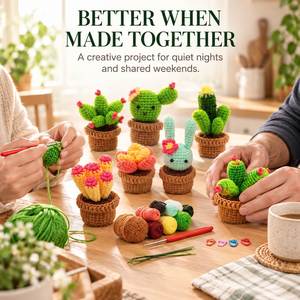 Fleur au crochet de couleur personnalisée, plante en pot, fil fait main, correspondance Pantone, marque privée, OEM, fournisseur de cadeaux et de décorations pour la vente au détail - Product Image 4